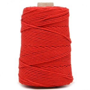 Sznurek bawełniany 3mm 200m Czerwony 470