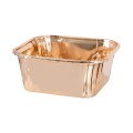 Foremki do pieczenia kwadratowe rose gold 10szt