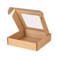 Pudełko fasonowe z okienkiem 200x200x50mm FALA