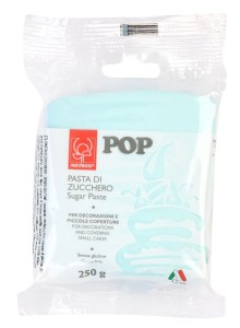Masa cukrowa lukier POP Modecor j.niebieska 250g