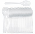Łyżeczki plastikowe bezbarwne 12,5 cm 50 szt