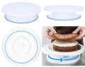Patera obrotowa na ciasto tort 28cm z silikonowym brzegiem