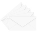 Koperta DL Lessebo White DELTA szpic 5 szt
