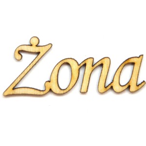 Napis ze sklejki Żona