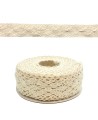 Koronka bawełniana 4,5m ecru FS111-01