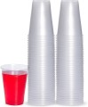 Kubeczki plastikowe bezbarwne do wody napojów zimnych 200ml 100 szt