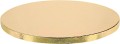 Podkład pod tort okrągły gruby złoty 20cm x 1,2cm