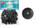 Cekiny 8mm metalizowane czarne 10g Aliga