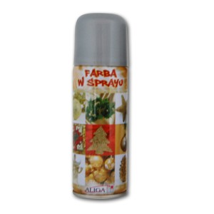 Farba w sprayu srebrna ALIGA 250ml
