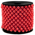 Korale na szpuli 8mm 10m Czerwone 05