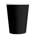 Kubeczki papierowe Czarne 6 sztuk