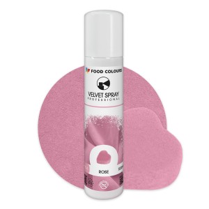 Barwnik spożywczy jadalny zamsz różowy w sprayu 100ml