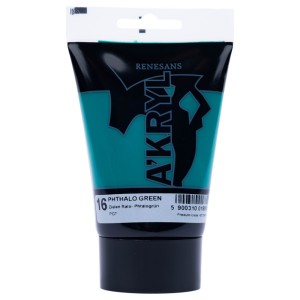 Farba Akrylowa A'KRYL 100 ml 16 Zieleń Ftalo