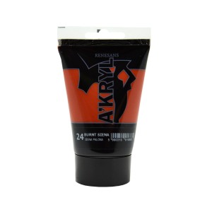 Farba Akrylowa A'KRYL 100 ml 24 Ziemia Sieneńska Palona