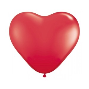 Balon Serce Czerwone 10"