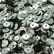 Cekiny 6 mm koła łamane 15g nr 03 srebrne