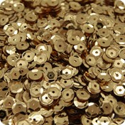 Cekiny 6 mm koła łamane 15g nr 08 złote