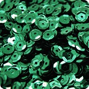 Cekiny 6 mm koła łamane 15g nr 31 c.zielone