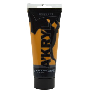 Farba Akrylowa A'KRYL 200 ml 12 Ugier Żółty