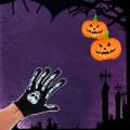 RĘKAWICZKI NA HALLOWEEN KOŚCIOTRUP SZKIELET PRZEBRANIE KOSTIUM ROZMIAR UNIWERSALNY