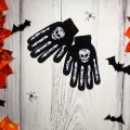 RĘKAWICZKI NA HALLOWEEN KOŚCIOTRUP SZKIELET PRZEBRANIE KOSTIUM ROZMIAR UNIWERSALNY
