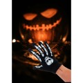 RĘKAWICZKI NA HALLOWEEN KOŚCIOTRUP SZKIELET PRZEBRANIE KOSTIUM ROZMIAR UNIWERSALNY
