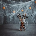 Pajęczyna Halloween Biała 60g plus 2 pająki