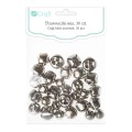 Dzwoneczki metalowe srebrne mix 30szt DPME-009