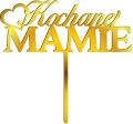 Topper Kochanej Mamie - plexi złote lustro