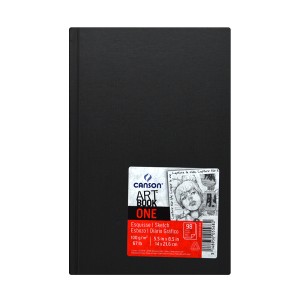 Szkicownik A5 50K 100G SKETCHBOOK czarny na spirali Oxford