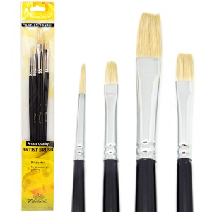 Zestaw pędzli szczecinowych 4 szt Phoenix