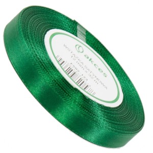 Wstążka Satynowa 12 mm 32mb FS02-123 c.zieleń