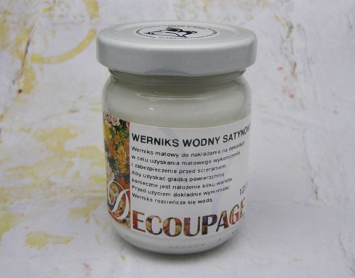 Werniks Wodny Satynowy Decoupage 110ml