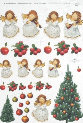 Papier decoupage ryżowy R173 A4