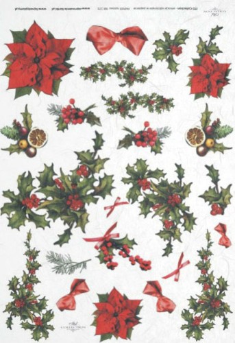 Papier decoupage ryżowy R174 A4