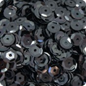 Cekiny 6 mm koła łamane 15g nr 36 czarne