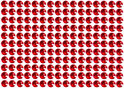 Cyrkonie samoprzylepne 4mm czerwone 176 (9)