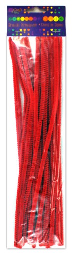 Druciki kreatywne 30 cm Czerwone 25 szt. 018