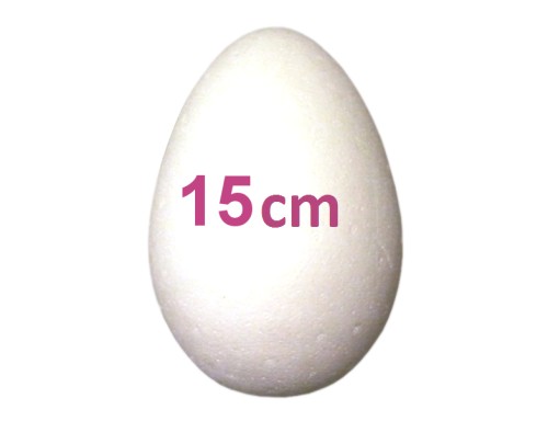 Jajko Styropianowe 15 cm 