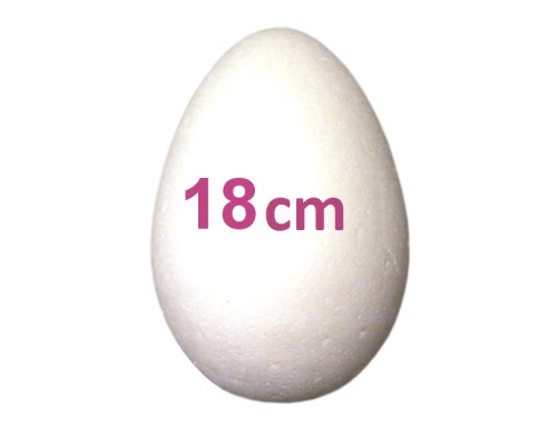 Jajko Styropianowe 18 cm