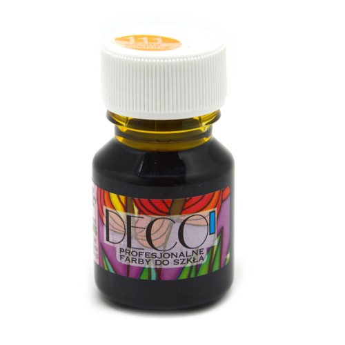 Farba do szkła DECO 30 ml Żółty Ciemny 111