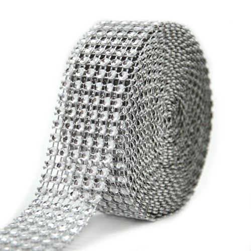 Taśma diamentowa 30 mm x 4,5 m Srebrna
