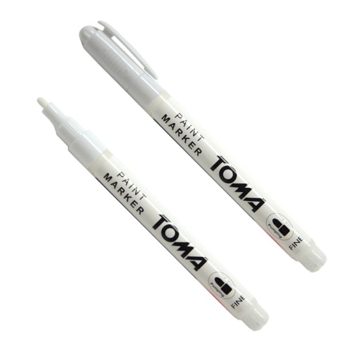 Marker olejowy 1,5mm biały Toma Fine