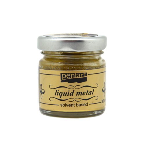 Płynny metal 30ml Antyczny Złoty Pentart