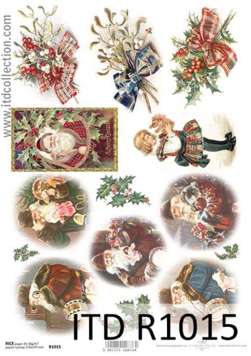 Papier decoupage ryżowy R1015 A4