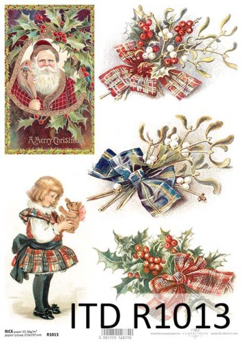 Papier decoupage ryżowy R1013 A4