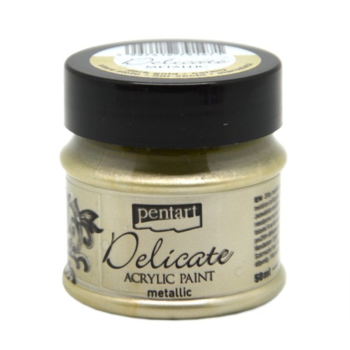 Farba Delicate Metaliczna Stare Złoto 50 ml