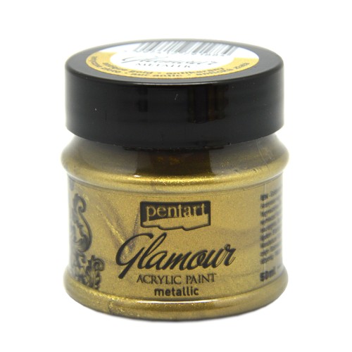 Farba Glamour Metaliczna Antyczne Złoto 50 ml