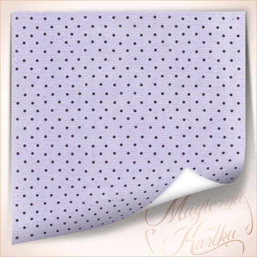 Papier do scrapbookingu MK Kropki 003 Fiolet
