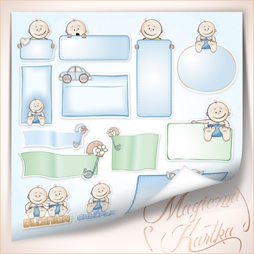 Papier do scrapbookingu MK Malutkie Szczęścia 046